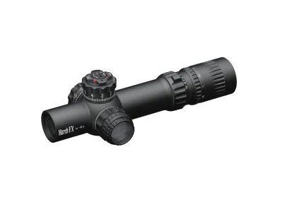 MARCH 1-10x24 FFP, 0.1 MIL taktikai toronnyal Shuriken céltávcső